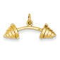 Gold Classics&#40;tm&#41; 14kt. Barbell Charm - image 1