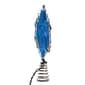 Kurt Adler UL 10-Light LED Silver & Blue Shimmer Star Treetop - image 4
