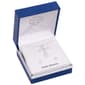 Silver-Tone CZ Vintage Cross Pendant &  Earring Set - image 1