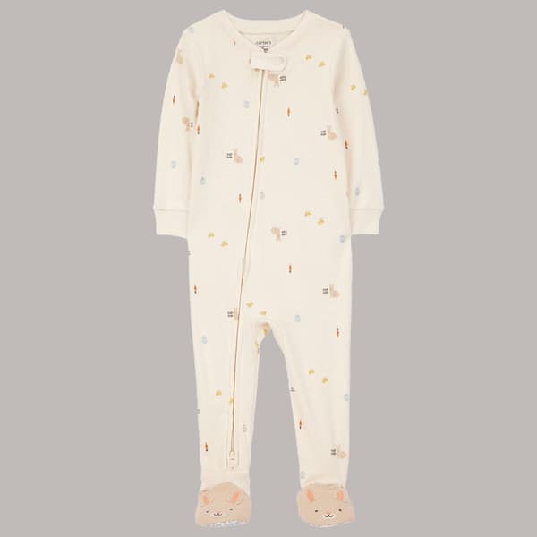 Baby Unisex &#40;12-24M&#41; Carters&#40;R&#41; Bunny Easter Cotton Footed Sleeper - image 