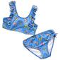 Girls &#40;7-16&#41; Pink Platinum&#40;R&#41; 2pc. Ruffle Butterfly Bikini Swim Set - image 1