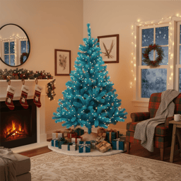 Northlight 6ft. Cerulean Blue Pine Artificial Christmas Tree