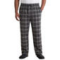 Mens Big & Tall Preswick & Moore(R) Black Plaid Pajama Pants - image 1