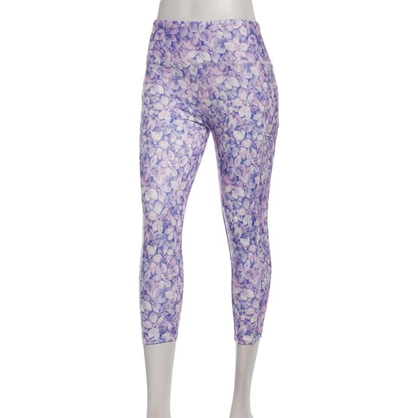 Womens Starting Point® Floral Capri Leggings