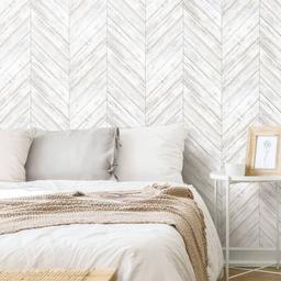 RoomMates® Herringbone Wood Boards Peel & Stick Wallpaper