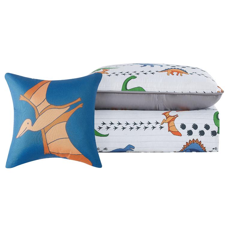 My World Dino Tracks Quilt Set