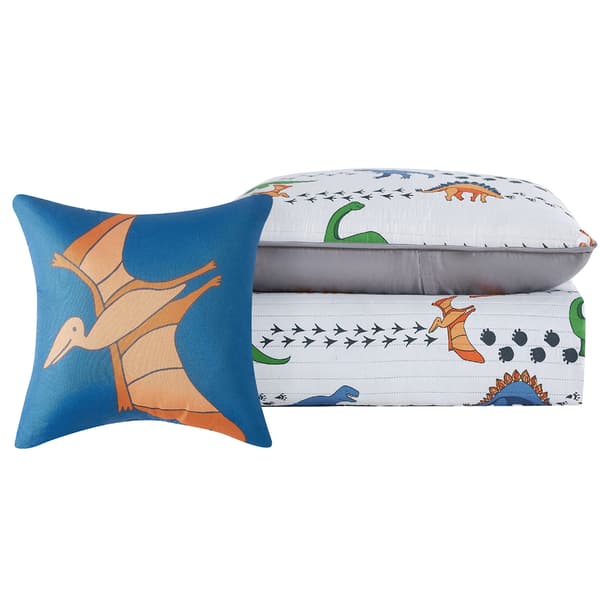 My World Dino Tracks Quilt Set