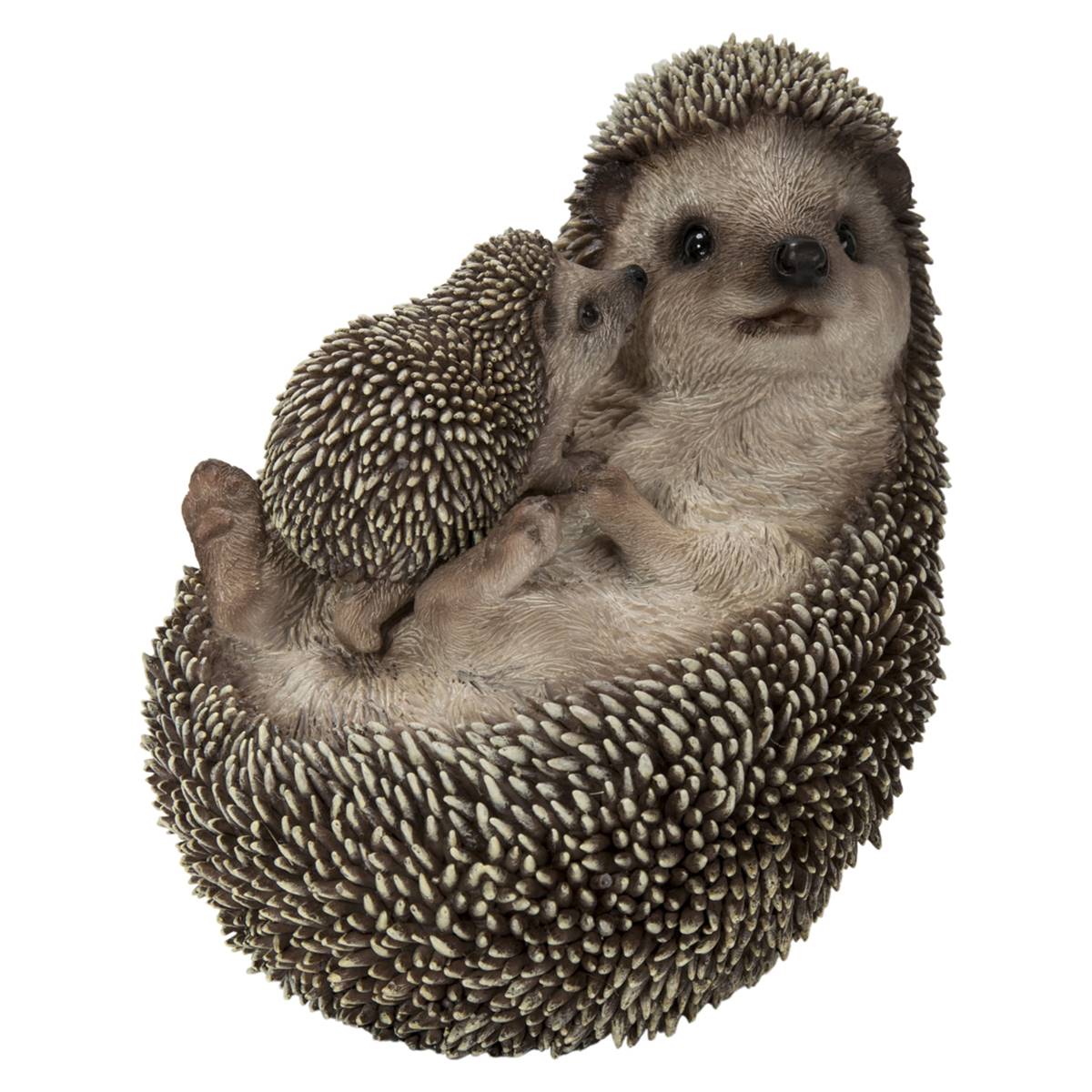 Open Video Modal for Hi-Line Gift Mother &amp; Baby Hedgehogs Garden Statue