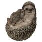 Hi-Line Gift Mother &amp; Baby Hedgehogs Garden Statue - image 1