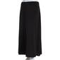 Plus Size NY Collection Pull on Solid Long Skirt - image 1