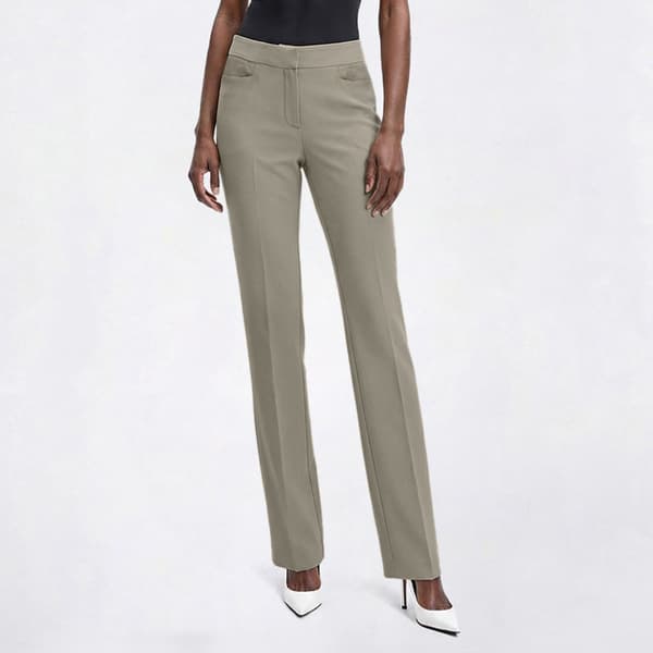 Womens Kasper Fly Front Pocket Trouser Dress Pants - image 