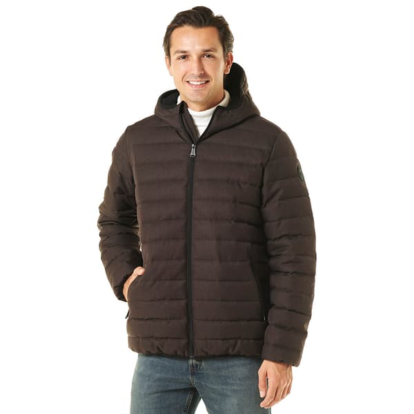 Mens Bass Creek Outfitters Twill Puffer Coat - image 