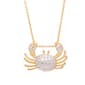 Accents by Gianni Argento Diamond Accent Plated Crab Pendant - image 1