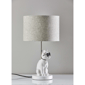Simplee Adesso Sunny Cat Table Lamp with Light Grey Shade - image 5