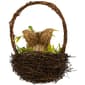 Northlight Seasonal Twig Basket with Rabbit Easter D&#233;cor - image 6