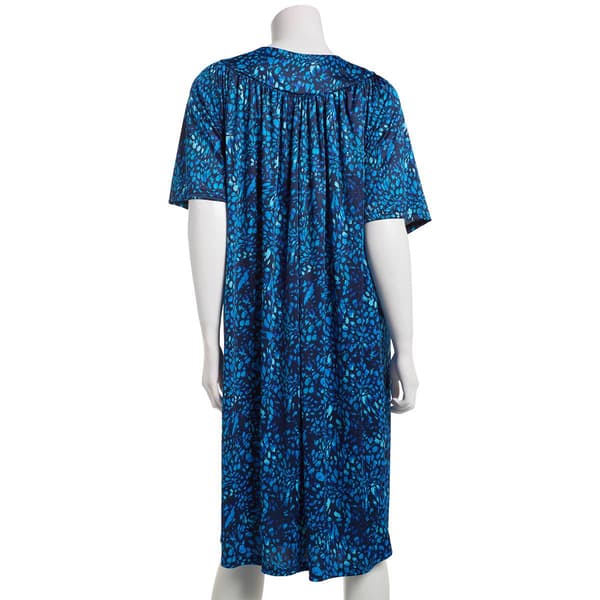 Womens Casual Time Short Sleeve Animal Skin Nightshirt