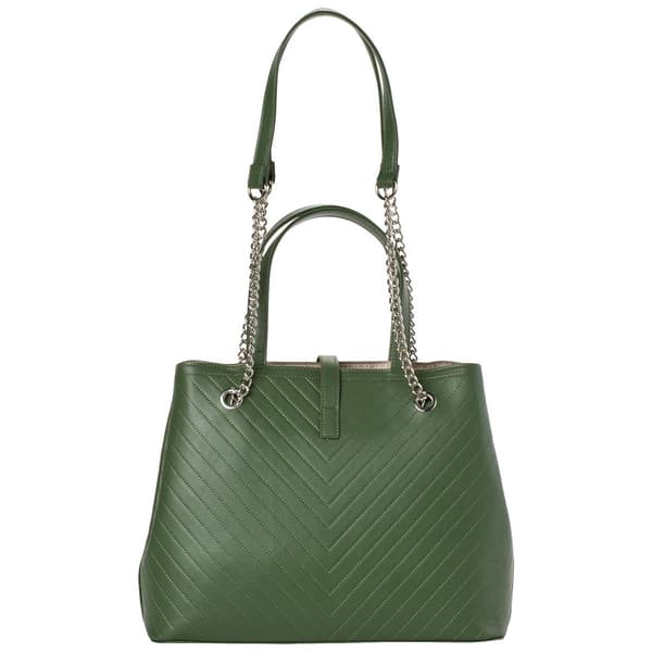 Womens London Fog Emilia Chevron Tote