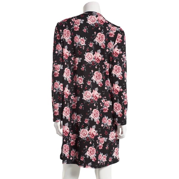 Womens Ren&#233; Rof&#233; Long Sleeve Drop Needle Floral Nightshirt