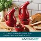 Rachael Ray 4pc. Ceramics EVOO and Ramekin Dipper Set - Red - image 3
