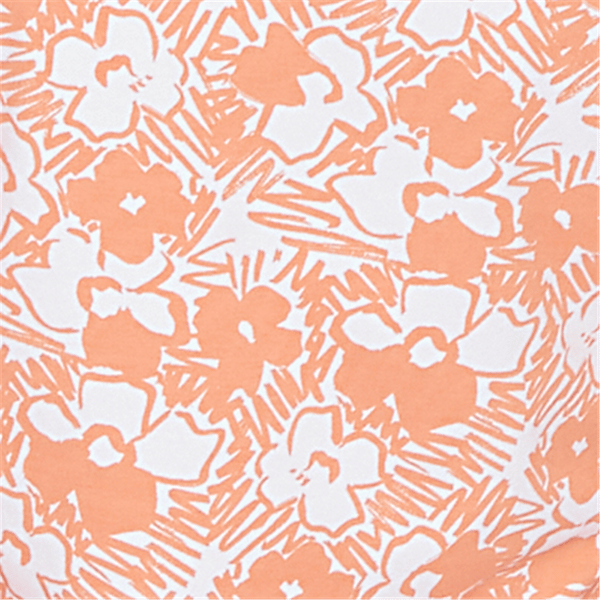 Womens Hearts of Palm All Sun and Games Abstract Floral Blouse