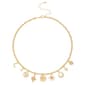 Ashley Gold-Tone Celestial Charm Necklace - image 1