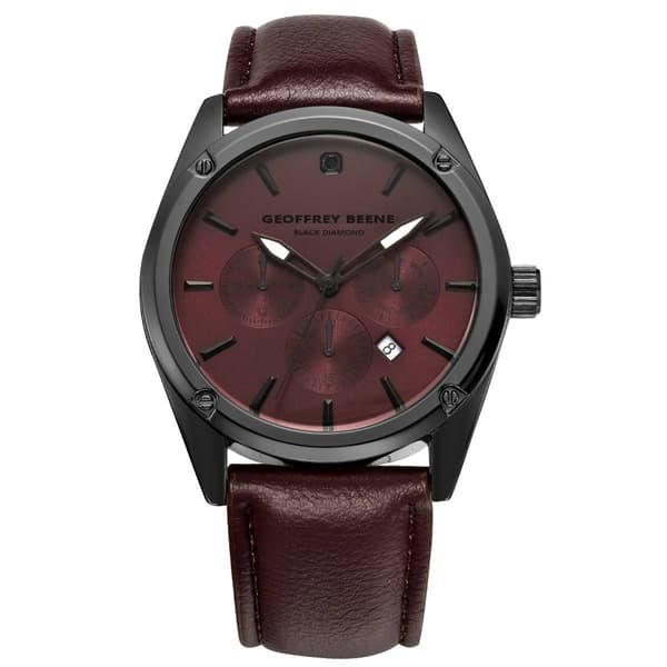 Mens Geoffrey Beene Black Diamond Watch - GBC0019GURD - image 