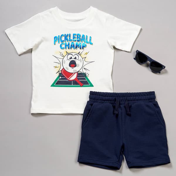 Toddler Boy Stitch & Stone Pickleball Champ Tee & Shorts Set