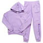 Girls(7-16) Champion(R) Front & Back Logo Hoodie w/ Joggers Set - image 1