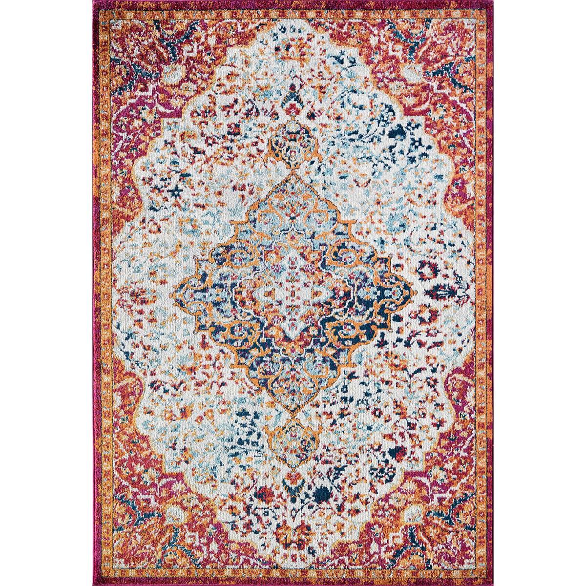Rugs America™ Hailey Amelia Blush Abstract Vintage Area...