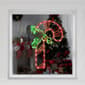 Northlight Seasonal 18in. Pre-Lit Candy Cane w/ Holly Silhouette - image 6