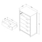 South Shore Tao Natural Walnut 5-Drawer Chest - image 7