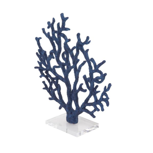 9th &amp; Pike® Blue Polystone Coastal Nature Sculpture