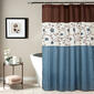 Lush Decor(R) Royal Garden Blue Shower Curtain - image 1