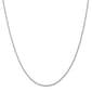 Unisex Gold Classics&#40;tm&#41; 1.30mm. 14kt. White Diamond Cut Necklace - image 1