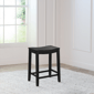 HH2 Home Fiddler Black Backless Saddle Seat Counter Height Stool - image 7
