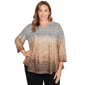 Women''s Ruby Rd. Cozy Time Embellished Animal Print Cozy Top - image 1