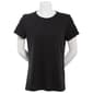 Womens Calvin Klein Performance Carbon Peach Crew Neck Tee - image 1