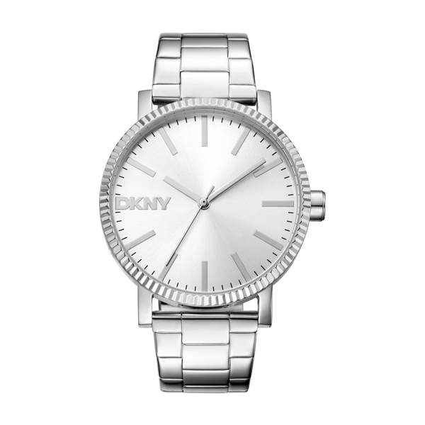 Womens DKNY Soho Maxi Silver Dial Bracelet Watch - DK1L034M0035