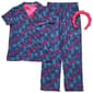 Girls (7-16) True Religion 2pc. Short Sleeve Logo Pajama Set - image 2