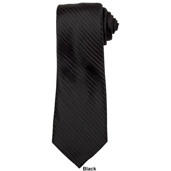 Mens Perry Ellis Caspian Solid Stripes Tie