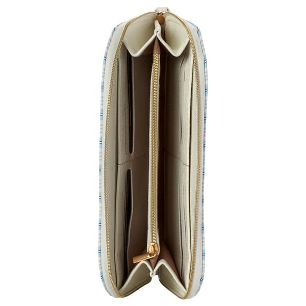 Womens Buxton Dome Zip Around Wallet