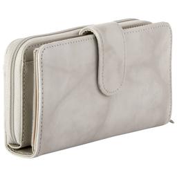 Womens Buxton Checkbook Wallet - Grey