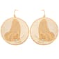 Jessica Simpson Round Butterfly Dangle Earrings - image 2