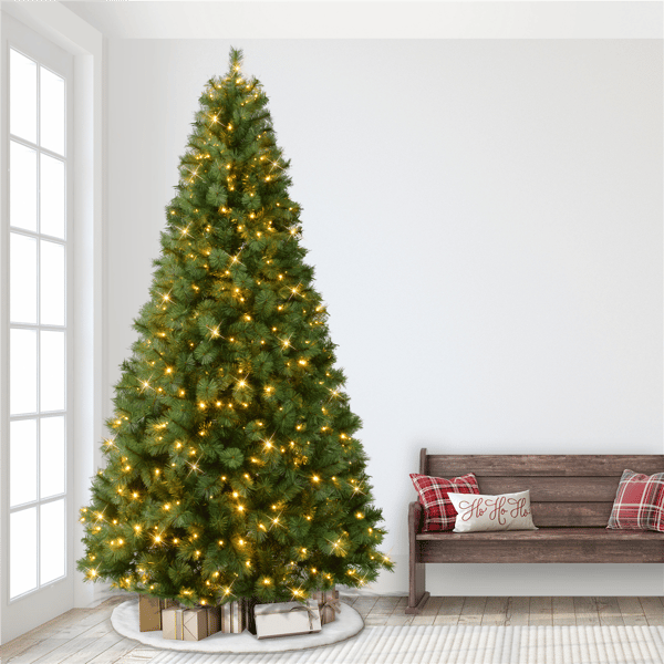 Puleo International 9ft. Pre-Lit LED Lights Wyoming Pine Tree