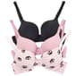 Juniors Juicy Couture 3pk. Laser Push Up Bra w/Logo JC1686-3PKM - image 1