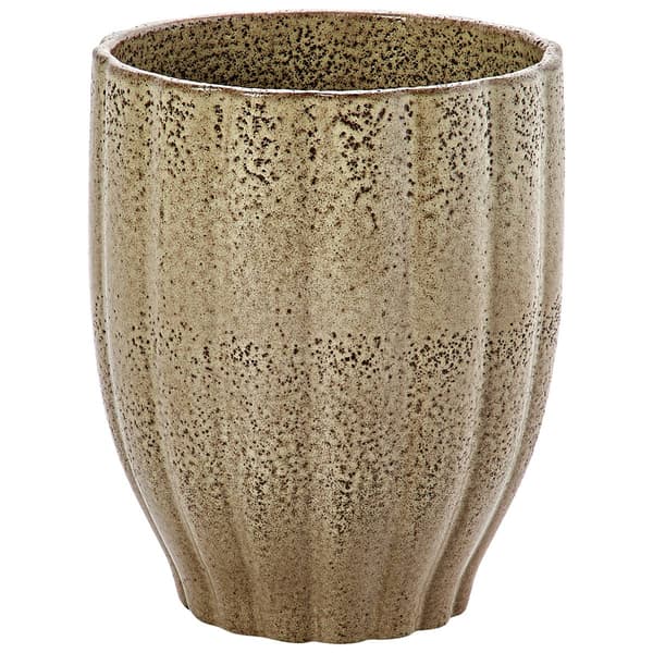 Home Essentials Round Embossed Utensil Crock - Green - image 