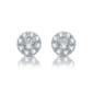 Nova Star&#174; Sterling Silver 1/4ctw. Lab Grown Diamond Earrings - image 3