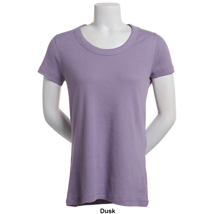 Plus Size Architect® Cap Sleeve Scoop Neck Tee