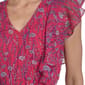 Womens Tommy Hilfiger Flutter Sleeve Floral Chiffon A-Line Dress - image 4