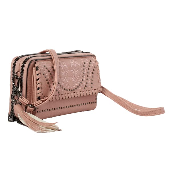 Womens Sam & Hadley Embroidery Wallet on a String
